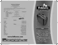 Fellowes 3213601 P35C