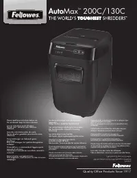 Fellowes AutoMax 130C fs 46801