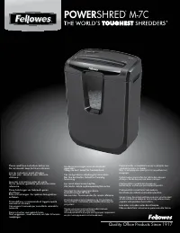 Fellowes M 7C FS 46031