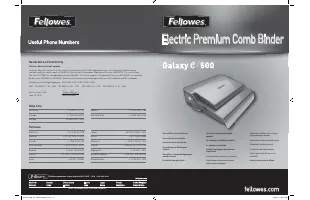 Fellowes Galaxy E 500