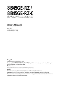 Gigabyte 8I845GE RZC