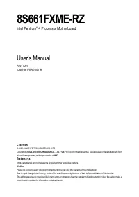 Gigabyte 8S661FXME RZ