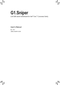 Gigabyte G1 Sniper rev 1 0