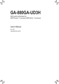 Gigabyte GA 880GA UD3H rev 3 0