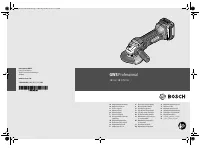 Bosch GWS 18 125 V LI 2x4 0Ah