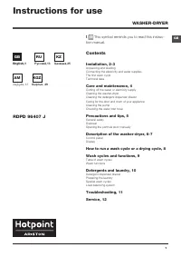 Hotpoint-Ariston RDPD 96407 JX