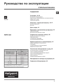 Hotpoint-Ariston RSPG 623