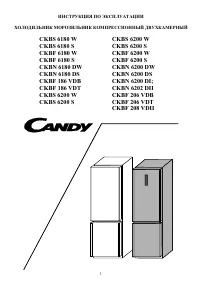 Candy CKBF 206 VDB (VDT)
