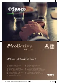 Philips SM5572 Saeco PicoBaristo Deluxe