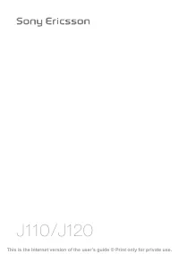 Sony Ericsson J110_J120