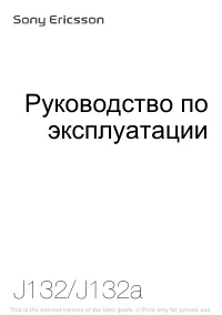 Sony Ericsson J132(a)