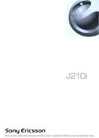 Sony Ericsson J210i