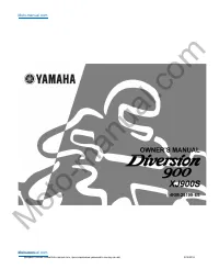 Yamaha XJ900S Diversion