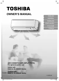 Toshiba RAS-18N3KV-E / RAS-18N3AV-E