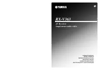 Yamaha RX-V363