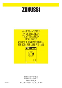 Zanussi FJS 1084
