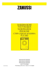 Zanussi FLS 1083