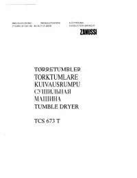 Zanussi TCS 673 T 