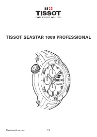 Tissot Seastar 1000 Professional Limited Edition