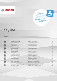 Bosch MFQ 4070 Styline