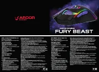 ARDOR GAMING ARDOR (ARD-FURY3327-BEAST-PU)