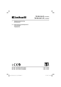 Einhell TE-RH 26/1 4F