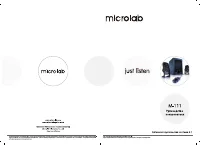 Microlab M-111