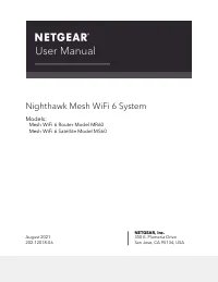 Netgear hawk MK63 AX1800