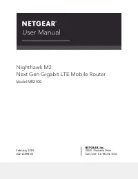 Netgear MR2100hawk M2 AC2000