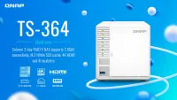 QNap TS-364-4G (2.5GbE, HDMI)