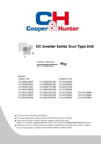 Cooper&Hunter CH-IDH100PNK