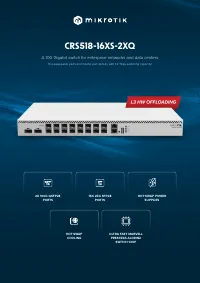 Mikrotik Cloud Router Switch CRS518-16XS-2XQ-RM