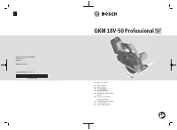 Bosch GKM 18V-50 (0.601.6B8.000)