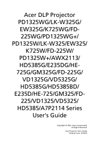 Acer Vero PD2325W, (MR.JWC11.001)