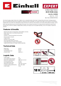 Einhell GE-CH 18/60 Li (3410930)