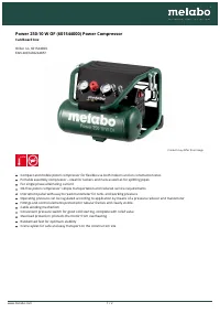Metabo Power 250-10 W OF