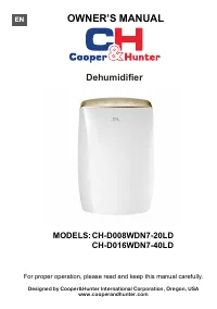 Cooper&Hunter CH-D008WDN7-20LD