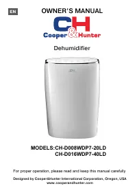 Cooper&Hunter CH-D016WDP7-40LD