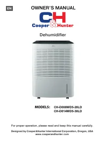 Cooper&Hunter CH-D008WD5-20LD