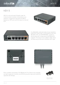 Mikrotik hEX S 5xGE (1xPoE), 1xSFP