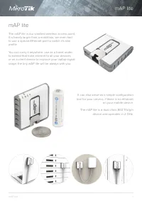Mikrotik mAP lite (RBMAPL-2ND)