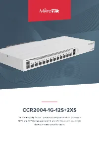 Mikrotik CCR2004-1G-12S (CCR2004-1G-12S)