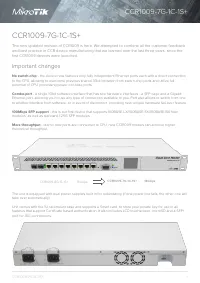 Mikrotik Cloud Core Router 1009-7G-1C-1S
