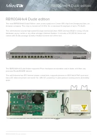 Mikrotik RouterBOARD 1100AHx4 Dude 13xG