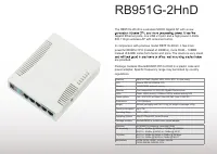 Mikrotik RouterBOARD 951G-2HnD