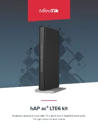 Mikrotik hAP ac3 LTE6 kit (RBD53GR-5HacD2HnD)