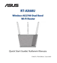 Asus RT-AX68U AX2700 (RT-AX68U)