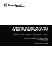 SilverStone Stone STRIDER ST70F