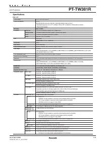 Panasonic PT-TW381R