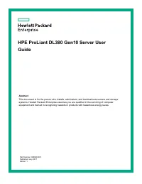 HP DL380 Gen10 (P24840-B21)